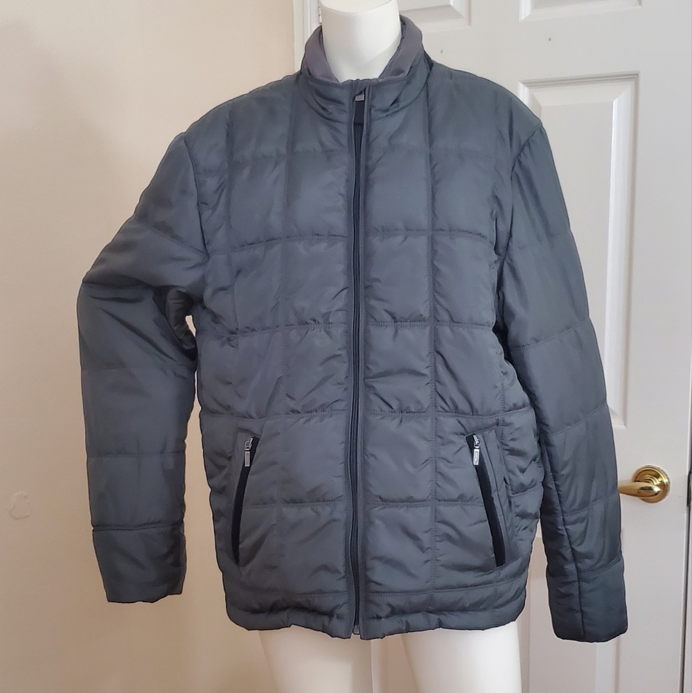 Tommy Bahama Thin Puffer Down Gray Jacket